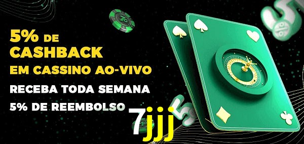 Promoções do cassino ao Vivo 7jjj